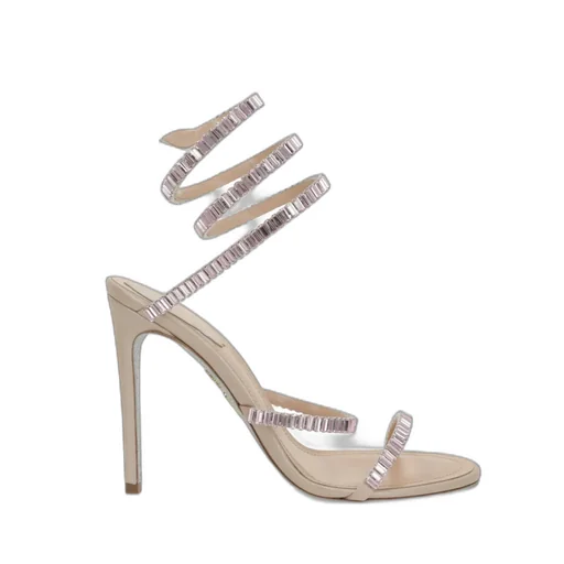 Round-Toed High-Heeled Sandals