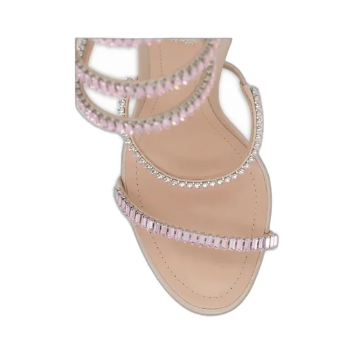 Round-Toed High-Heeled Sandals