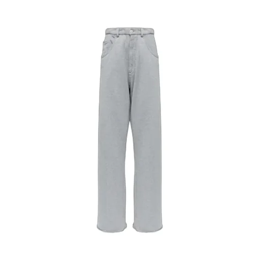 Mm6 Maison Margiela Button Detailed Raw-Hem Pants