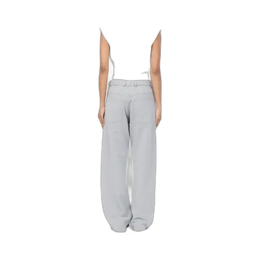 Mm6 Maison Margiela Button Detailed Raw-Hem Pants