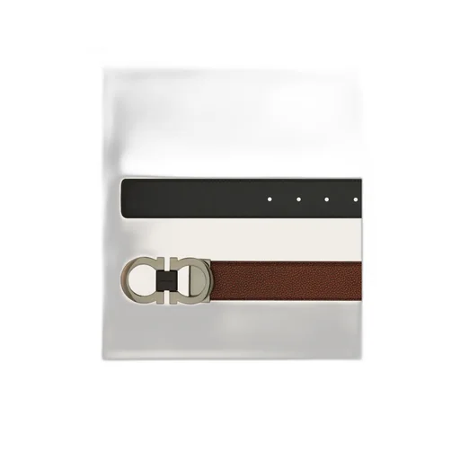 Reversible And Adjustable Gancini Belt