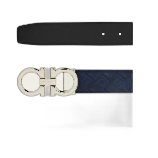 Reversible And Adjustable Gancini Belt