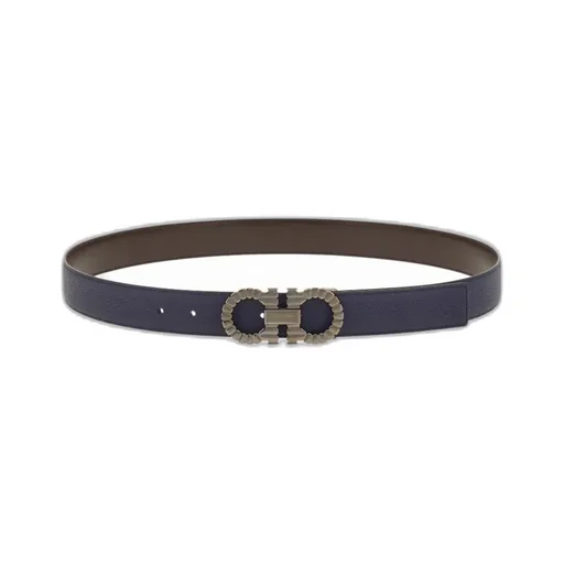 Reversible And Adjustable Gancini Belt