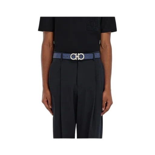 Reversible And Adjustable Gancini Belt