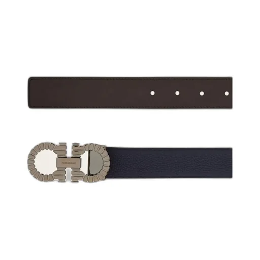 Reversible And Adjustable Gancini Belt
