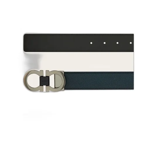 Reversible And Adjustable Gancini Belt