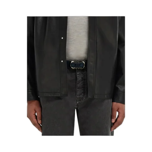Reversible And Adjustable Gancini Belt