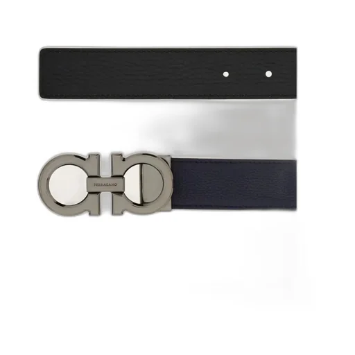 Reversible And Adjustable Gancini Belt