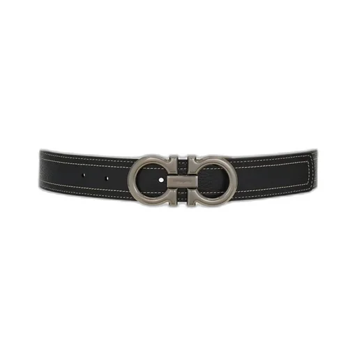 Reversible And Adjustable Gancini Belt