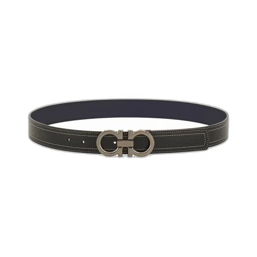 Reversible And Adjustable Gancini Belt