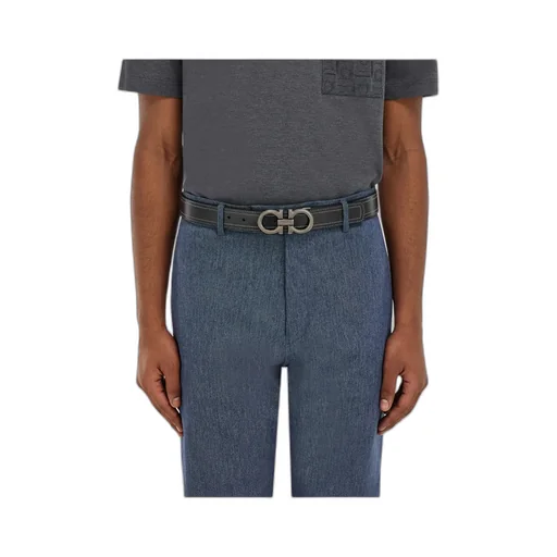 Reversible And Adjustable Gancini Belt
