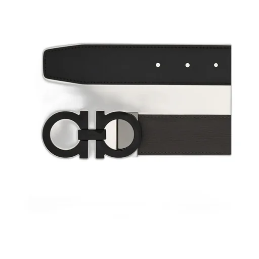 Reversible And Adjustable Gancini Belt
