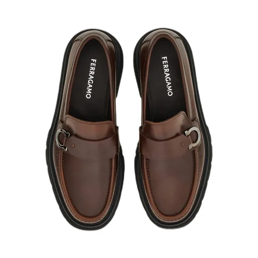Loafer With Gancini Detail