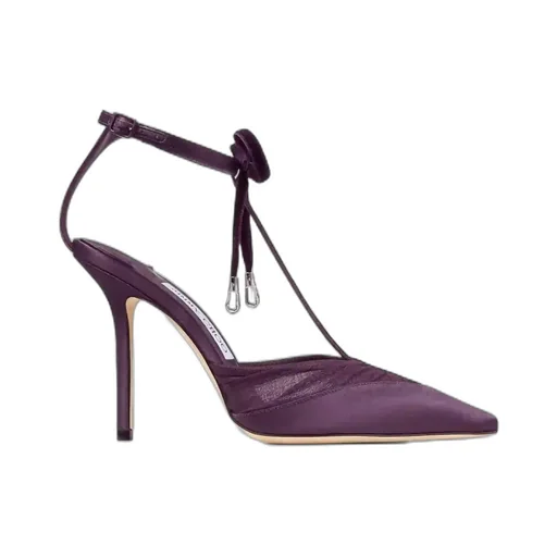 Afia Mesh 100 Winter Bloom Satin And Ruched Tulle Pumps