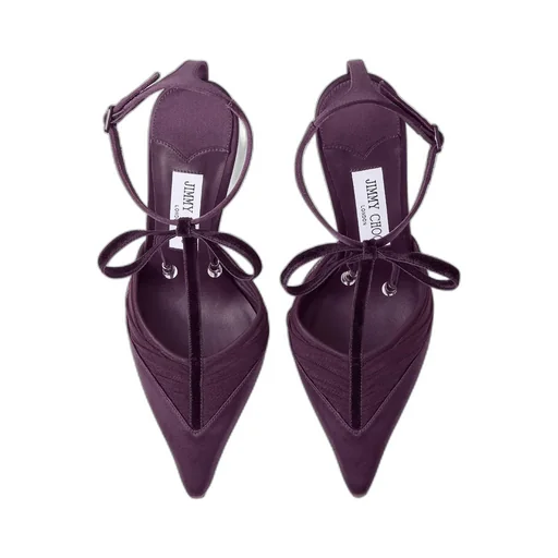 Afia Mesh 100 Winter Bloom Satin And Ruched Tulle Pumps