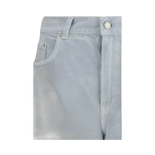 Denim Shorts With Belt Loops