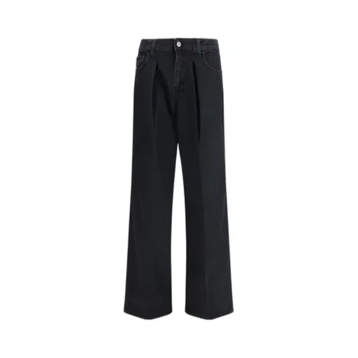 Haikure Pleated Wide Leg Jeans
