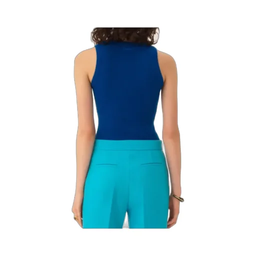 Crew-Neck Tank Top In A Wool Knit