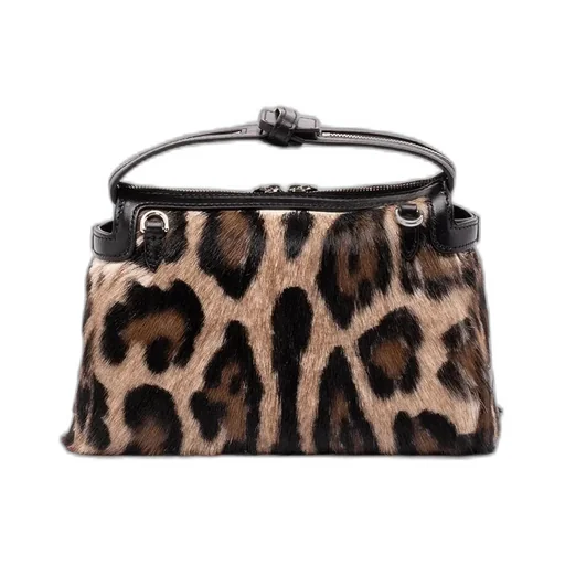 Dolce & Gabbana Leopard-Printed Vittoria Handbag