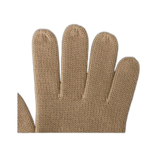 Color-Blocked Lettered Knitted Gloves