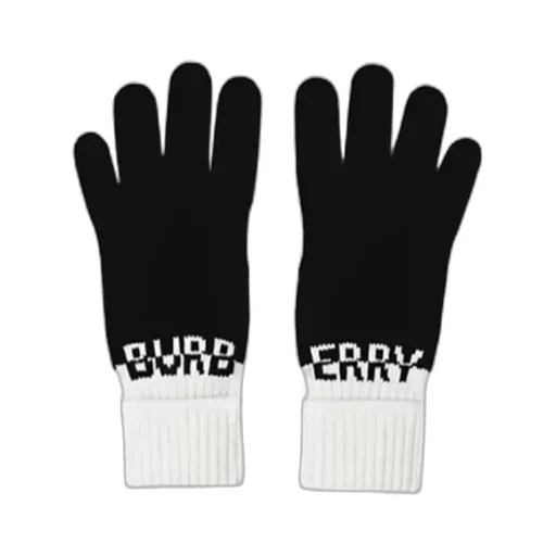 Letter Woolen Gloves