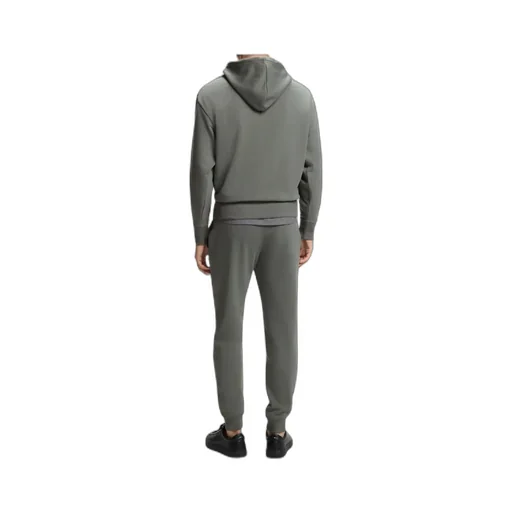 Cotton-Terry Tracksuit Set With Contrast Logos