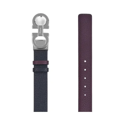 Double-Sided Logo Buckle Belt