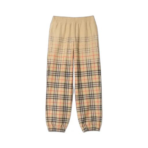 Burberry Gradient Check Jogging Pants