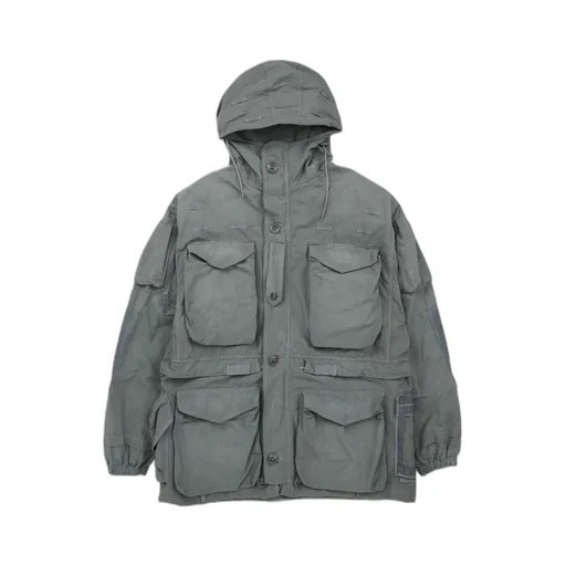 Maison Margiela Striped Pocket Coat