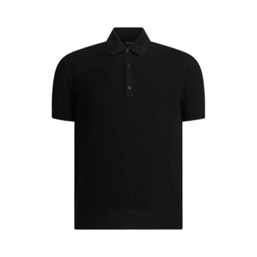 Tom Ford Short-Sleeved Knitted Polo Shirt