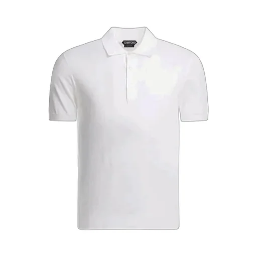 Tom Ford Short-Sleeved Knitted Polo Shirt