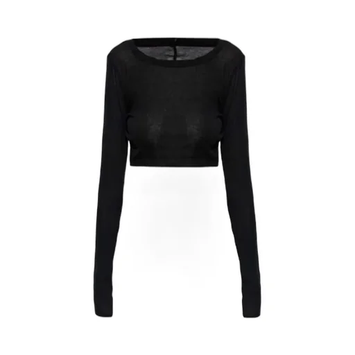 Rick Owens Long Sleeved Cropped Top