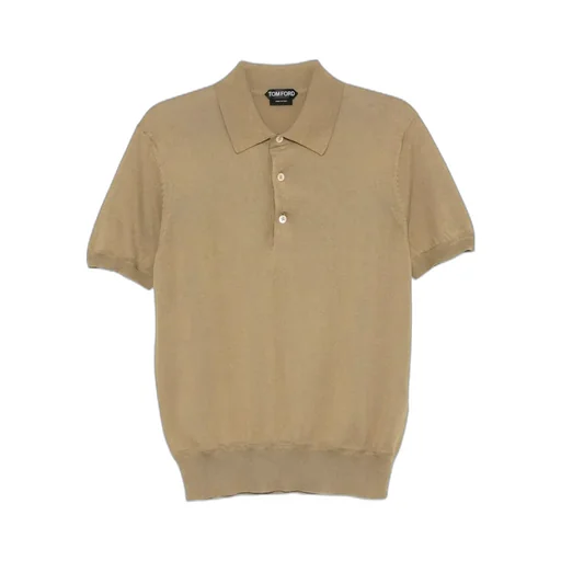 Tom Ford Short-Sleeved Knitted Polo Shirt