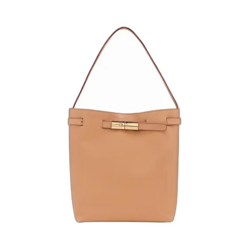 Le Roseau L Smooth Leather Shoulder Bag