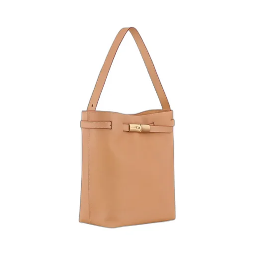 Le Roseau L Smooth Leather Shoulder Bag