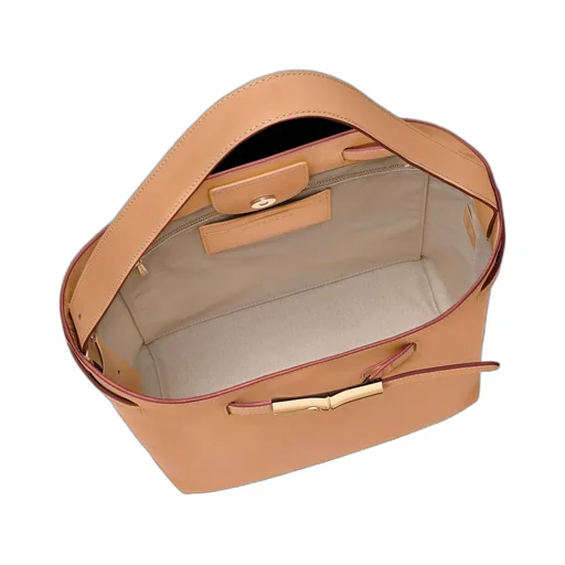 Le Roseau L Smooth Leather Shoulder Bag