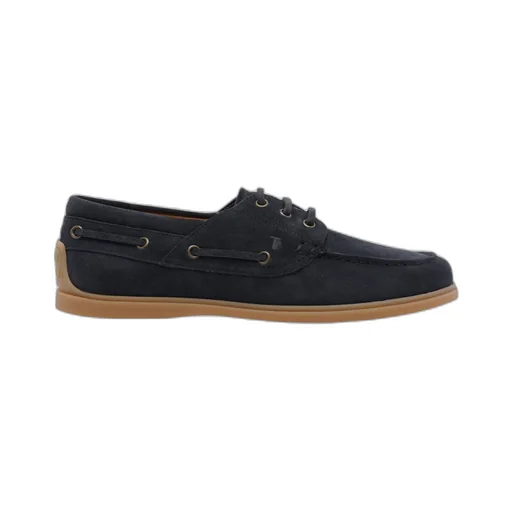 Tod's Logo Embossed Lace-Up Loafers