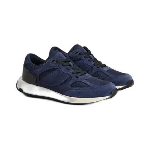 Tod's Panelled Lace-Up Sneakers