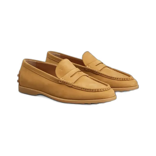 Tod's Logo Embossed Slip-On Loafers
