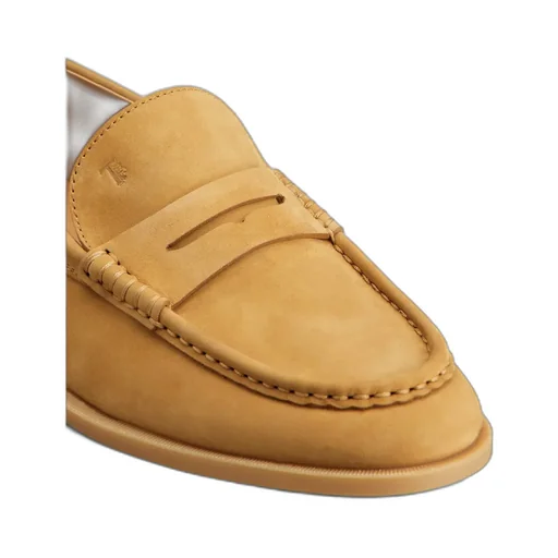 Tod's Logo Embossed Slip-On Loafers