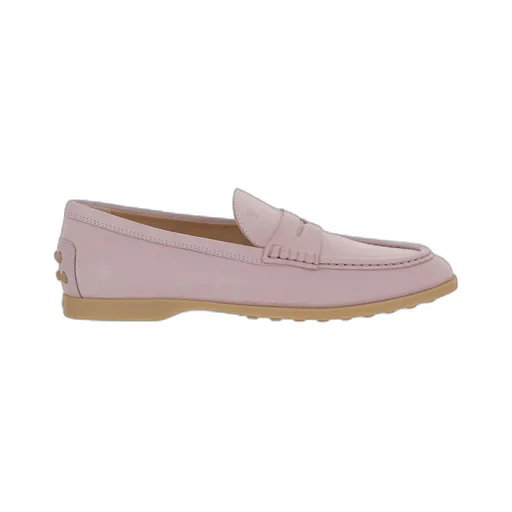 Tod's Logo Embossed Slip-On Loafers