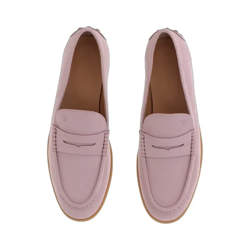 Tod's Logo Embossed Slip-On Loafers