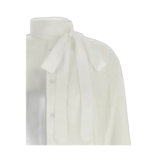 Kenzo Lavalliere Collar Long-Sleeve Shirt