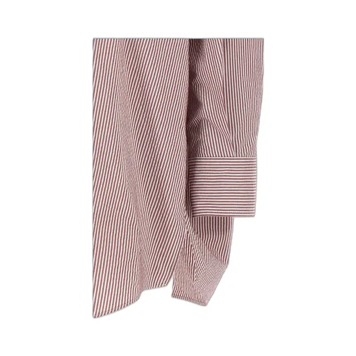 Brunello Cucinelli Striped Long-Sleeved Shirt