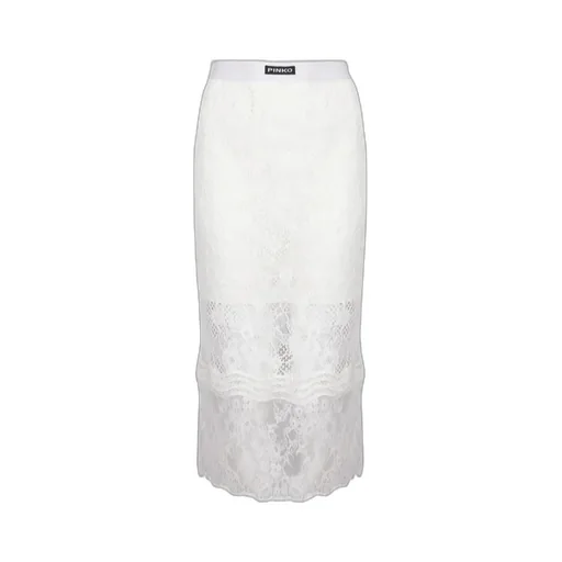 Pinko Logo-Label Slit Detail Skirt