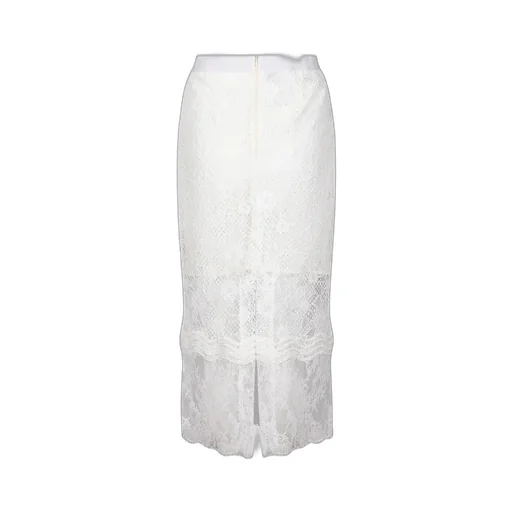 Pinko Logo-Label Slit Detail Skirt