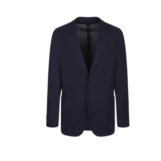 Lardini Textured Single-Breasted Blazer