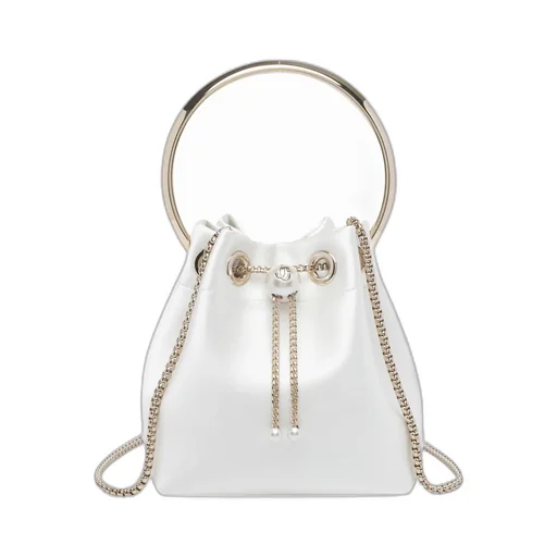 Jimmy Choo Bon Bon Drawstring Bucket Bag