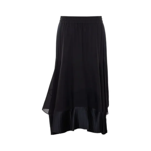 Pleated Drawstring Skirt