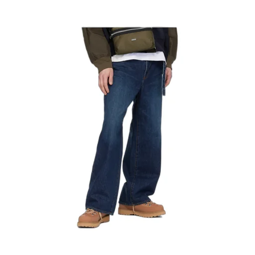 Sacai Belted Straight-Leg Jeans